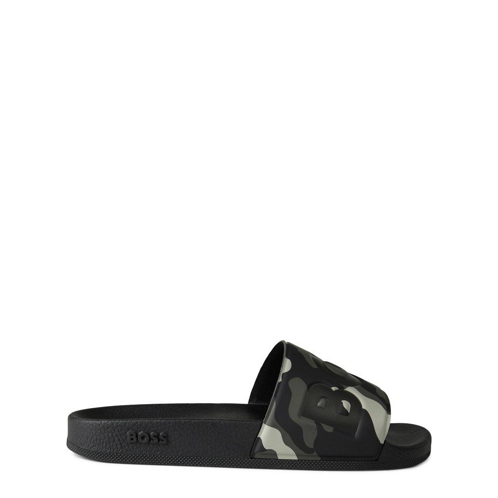 Hugo Boss Aryeh Sliders - Green Camo 341